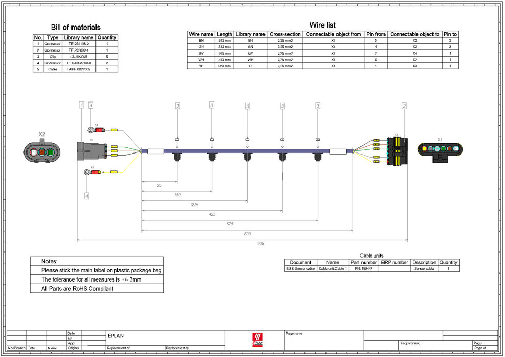 Eplan Harness proD 2.6
İmalata kadar her yönüyle sorunsuz